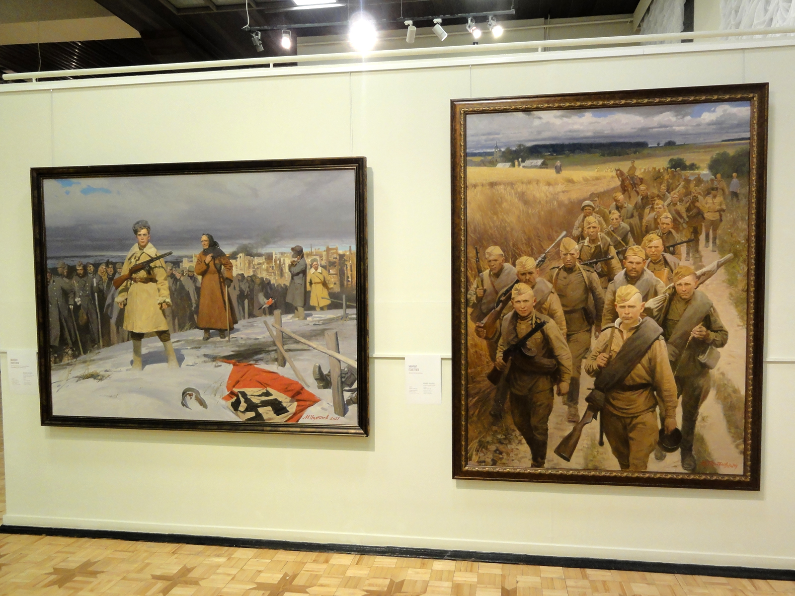 Кировский художественный музей представил экспозицию художников-баталистов Грековцы Под знаменем Победы