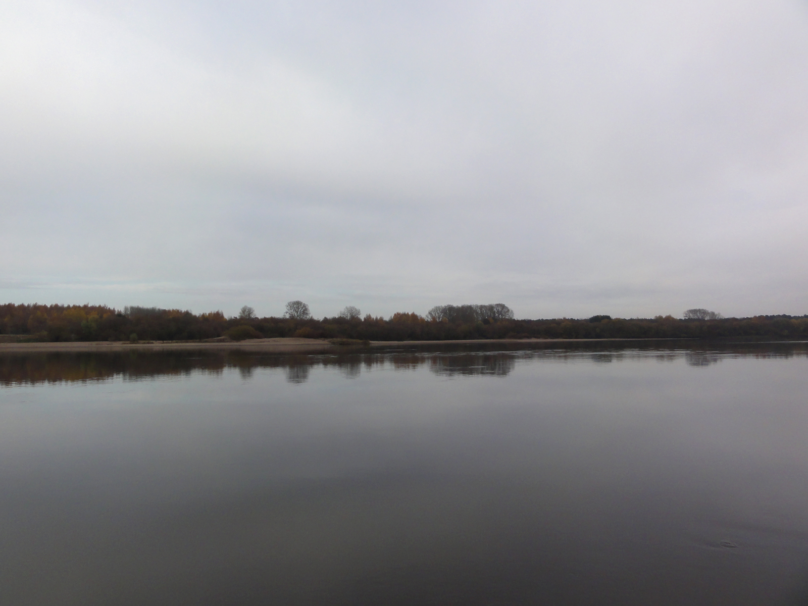 Вид на Старый мось в Кирове река Вятка пейзаж осенний