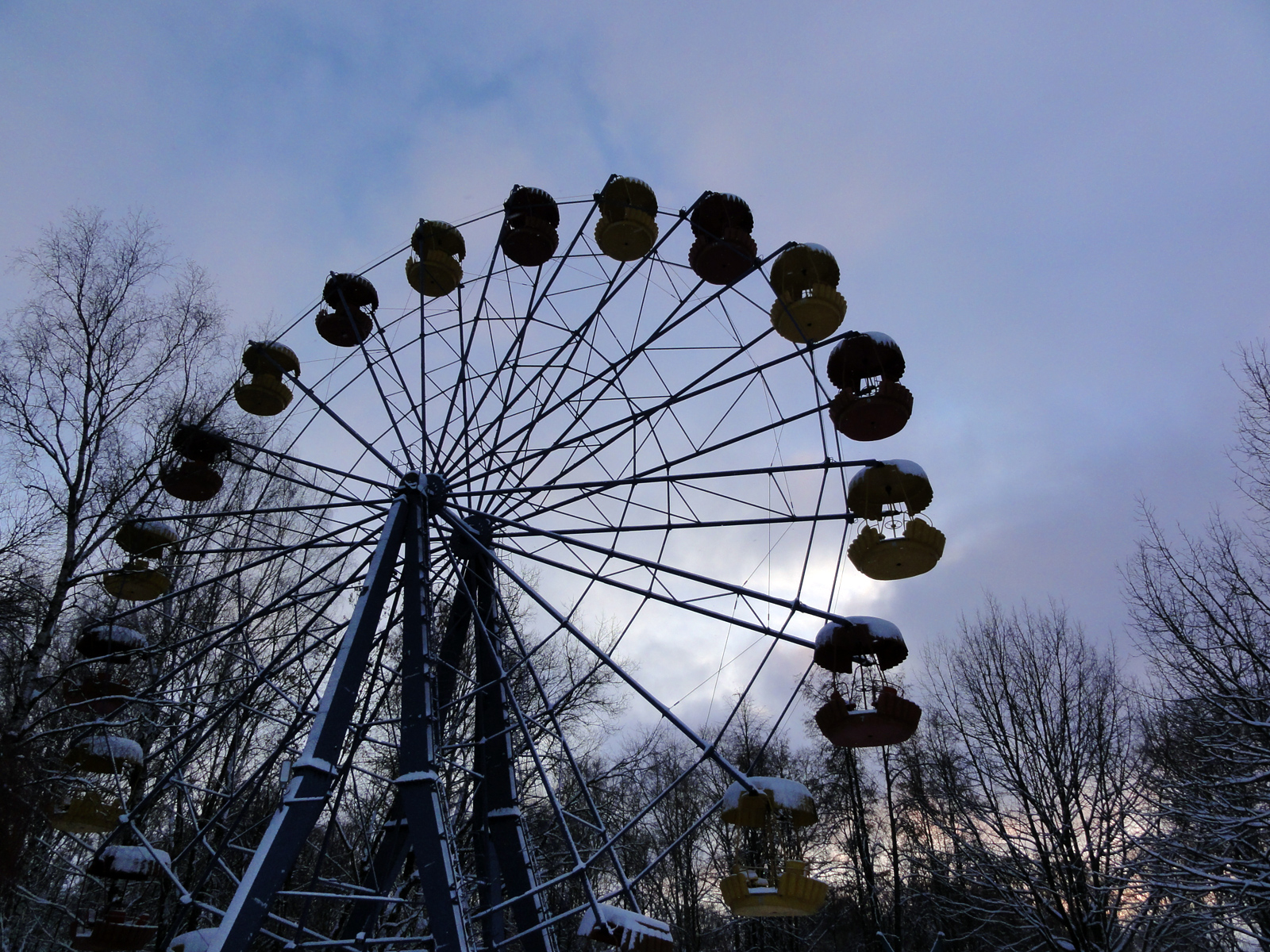 Зимний пейзаж центральный городской парк имени С. М. Кирова
